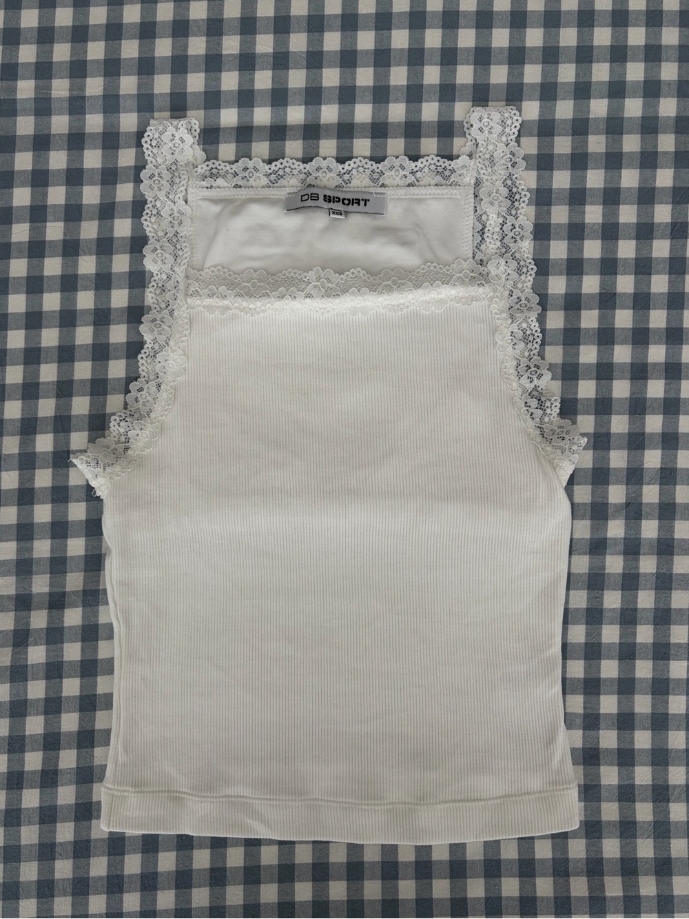 Dairy boy Mia lace tank XXS